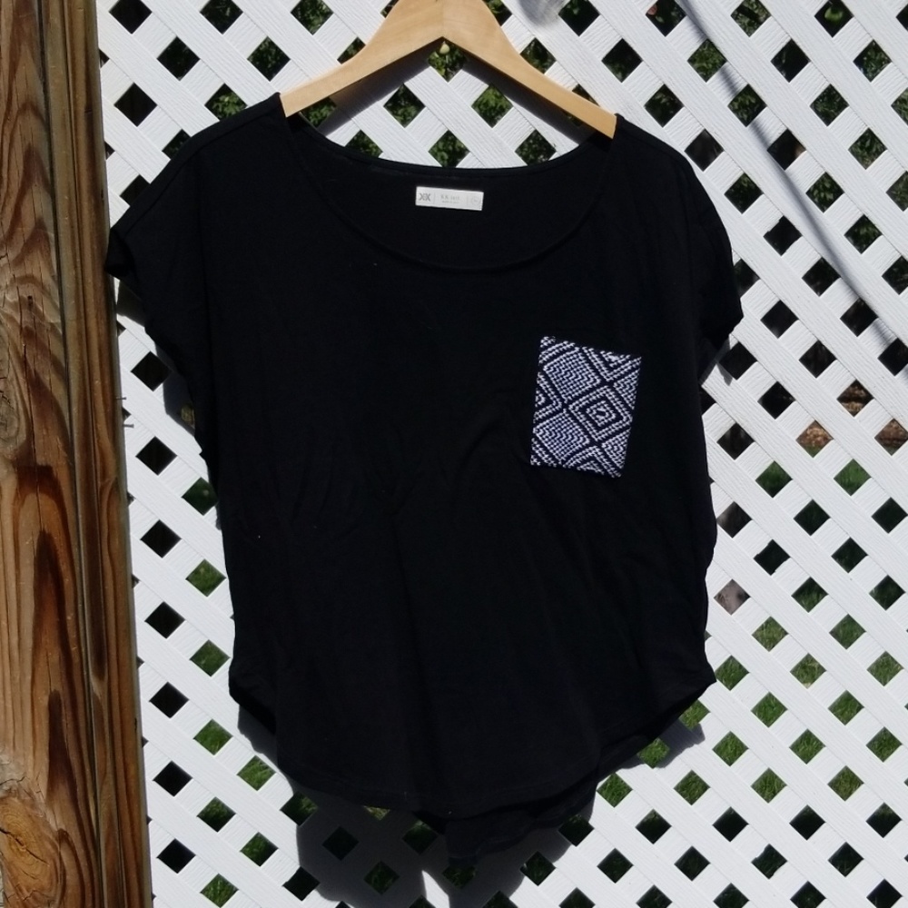 Krochet Kids Scallop Tee with Pocket